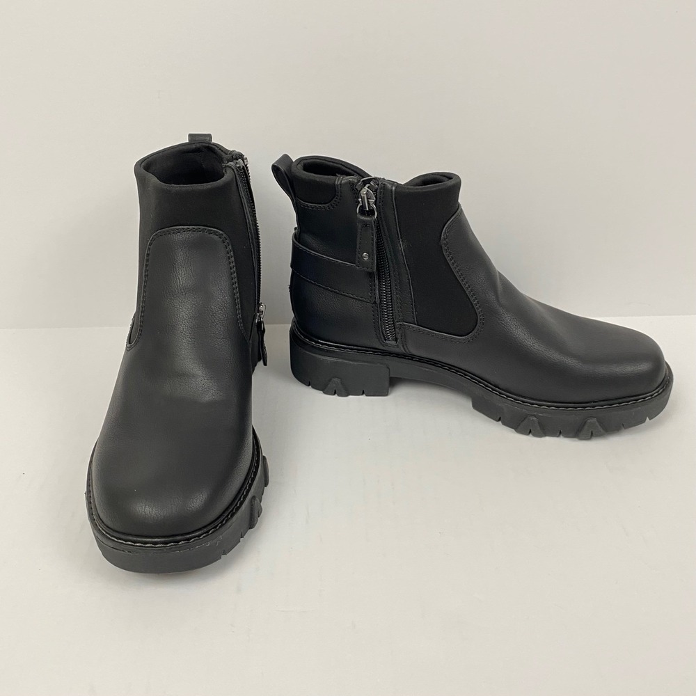Dr. Scholl's Hitch Black Ankle Boots Women's 6M | New Without Box